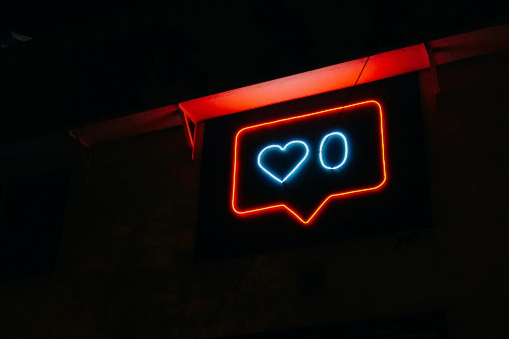 Red Hearts, Blue Ticks: Symbolism in Messaging